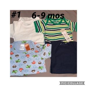 BRAND NEW Baby boy onesies 4 pack